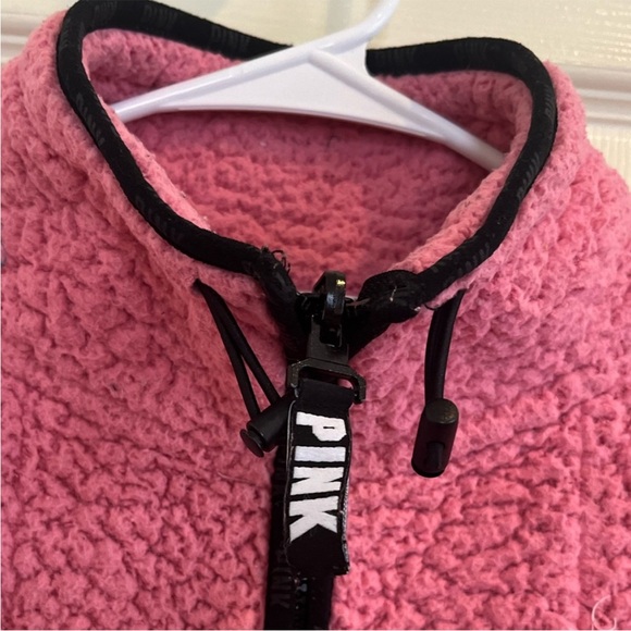 VICTORIA SECRET/PINK Sherpa half zip pullover - Picture 4 of 7